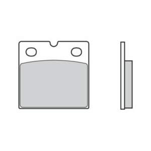 WarmUP Racing - Pièces et accessoires en promotion Plaquettes de Frein Avant Brembo 07BB1408 Pour MOTO GUZZI V35 III 1986-1992