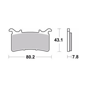 Plaquettes de Frein Avant Brembo 07GR99RC