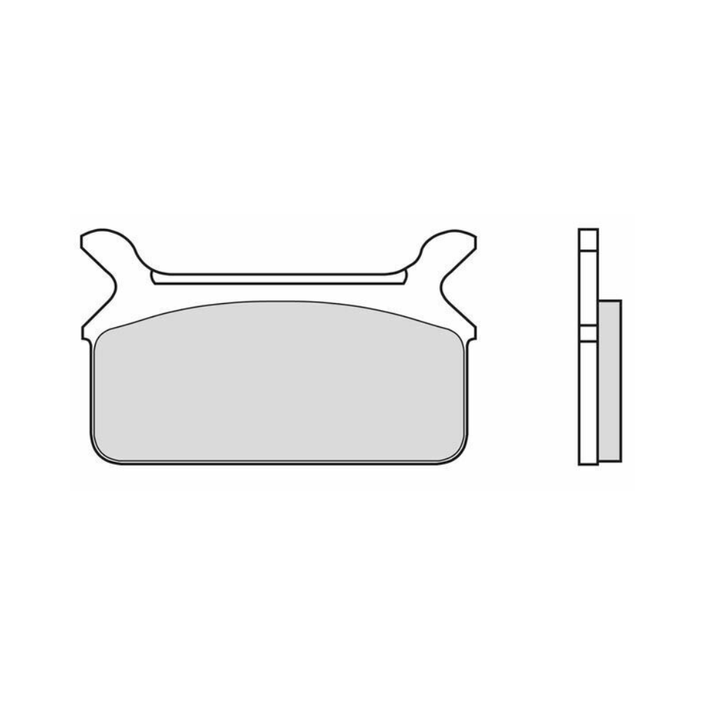 Plaquettes de Frein Arrière Brembo 07HD0910 Plaquettes de Frein Arrière Brembo 07HD0910