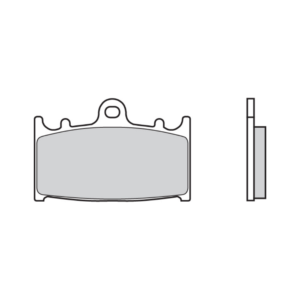 Plaquettes de Frein Avant Brembo 07KA13SR Pour SUZUKI SV 1000 S 2003-2007