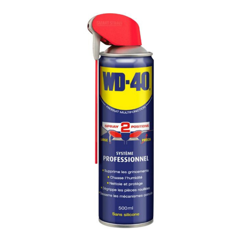 Dégrippant multifonction multi-usages WD-40 Système Pro 500ml Dégrippant multifonction multi-usages WD-40 Système Pro 500ml