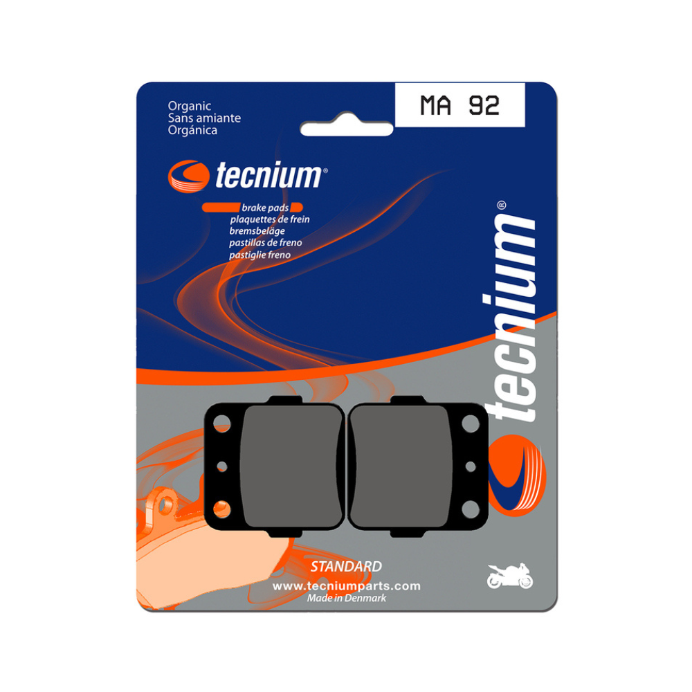 Plaquettes de Frein Arrière Tecnium MA92 Plaquettes de Frein Arrière Tecnium MA92