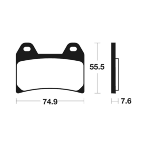 Plaquettes de Frein Tecnium ME277