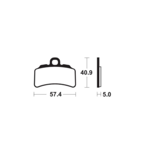 Plaquettes de Frein Avant Tecnium MOR463
