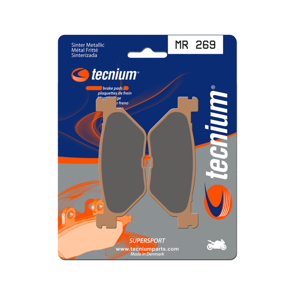 Plaquettes de Frein Arrière Tecnium MR269 Pour YAMAHA XT 1200 Z SUPER TENERE 2010-2021 Plaquettes de Frein Arrière Tecnium MR269 Pour YAMAHA XT 1200 Z SUPER TENERE 2010-2021