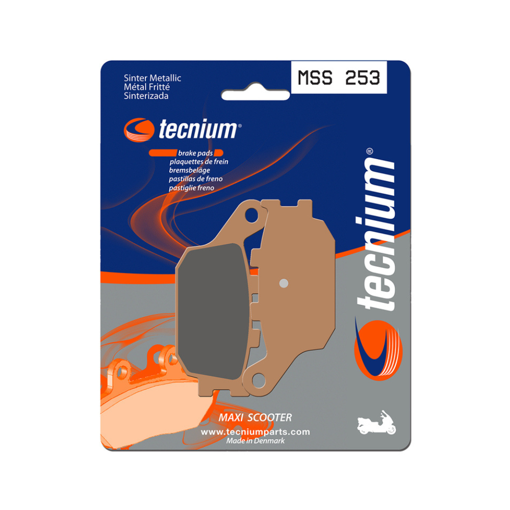 Plaquettes de Frein Arrière Tecnium MSS253 Pour HONDA NSS 250 JAZZ 2001-2004 Plaquettes de Frein Arrière Tecnium MSS253 Pour HONDA NSS 250 JAZZ 2001-2004