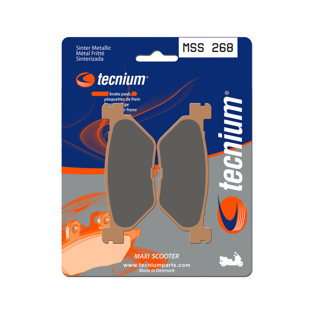 Plaquettes de Frein Arrière Tecnium MSS268 Pour YAMAHA T-MAX 530 2012-2019 Plaquettes de Frein Arrière Tecnium MSS268 Pour YAMAHA T-MAX 530 2012-2019