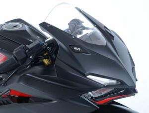 Cache-orifices rétroviseur R&G RACING - noir Honda CBR250RR