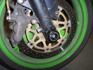 Protection de fourche R&G RACING noir Kawasaki ZX6R