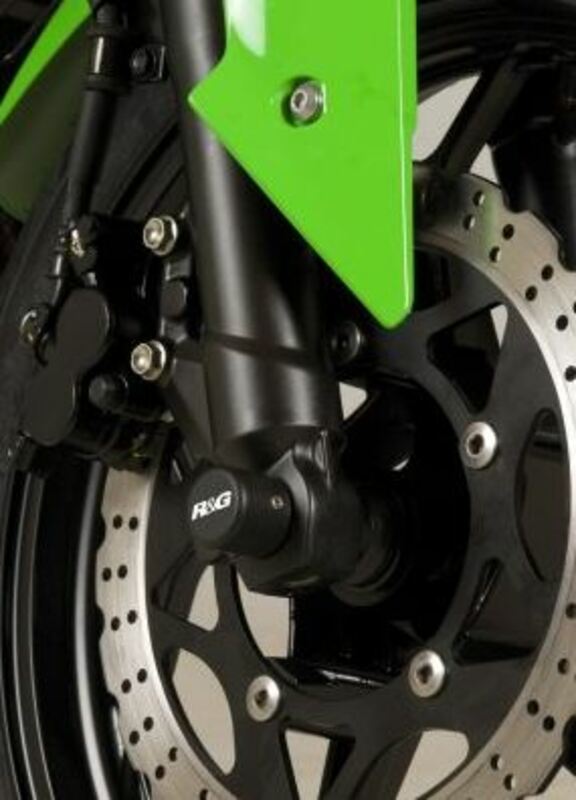 Protection de fourche R&G RACING noir Kawasaki ZX250R Ninja