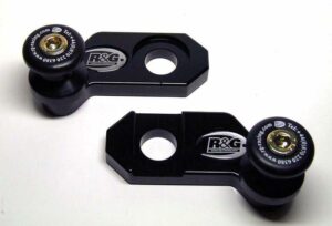 Pions de bras oscillant R&G RACING avec platine noir BMW G450X Enduro