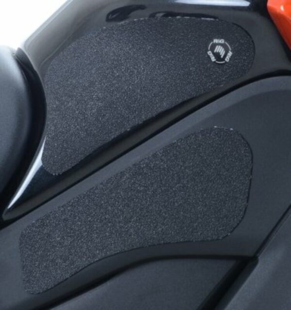 Kit grip de réservoir R&G RACING 4 pièces noir Kawasaki Versys 1000