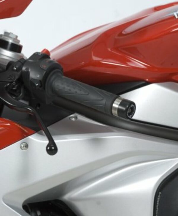 Embouts de guidon R&G RACING noir MV Agusta F3