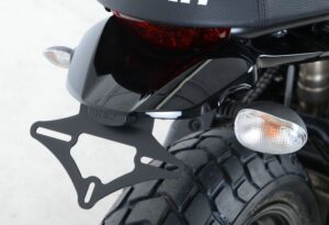 Support de plaque R&G RACING noir Ducati Scrambler Sixty2