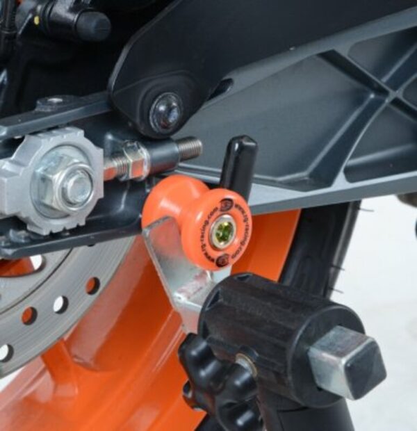 Pions de bras oscillant avec platine R&G RACING orange
