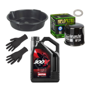 Pack vidange moto Motul 300V 5w40 HF204