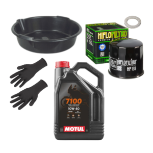 Pack vidange moto Motul 7100 10w40 HF138