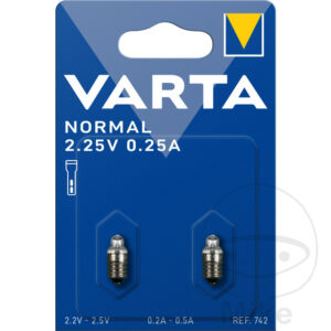 Ampoule pour lampe de poche 2.25V