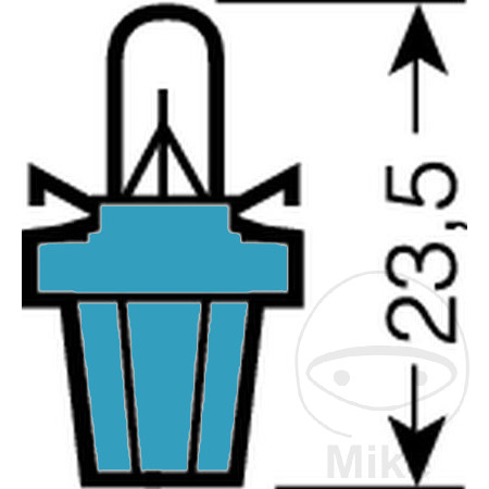 Ampoule 12V1.2W BX8.5D Osram Ampoule 12V1.2W BX8.5D Osram – Image 2