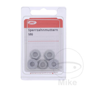 Ecrou à embase crantée M6