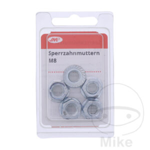 Ecrou à embase crantée M8