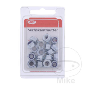 Ecrous Hexagonaux Nylstop Zingué M6 DIN9