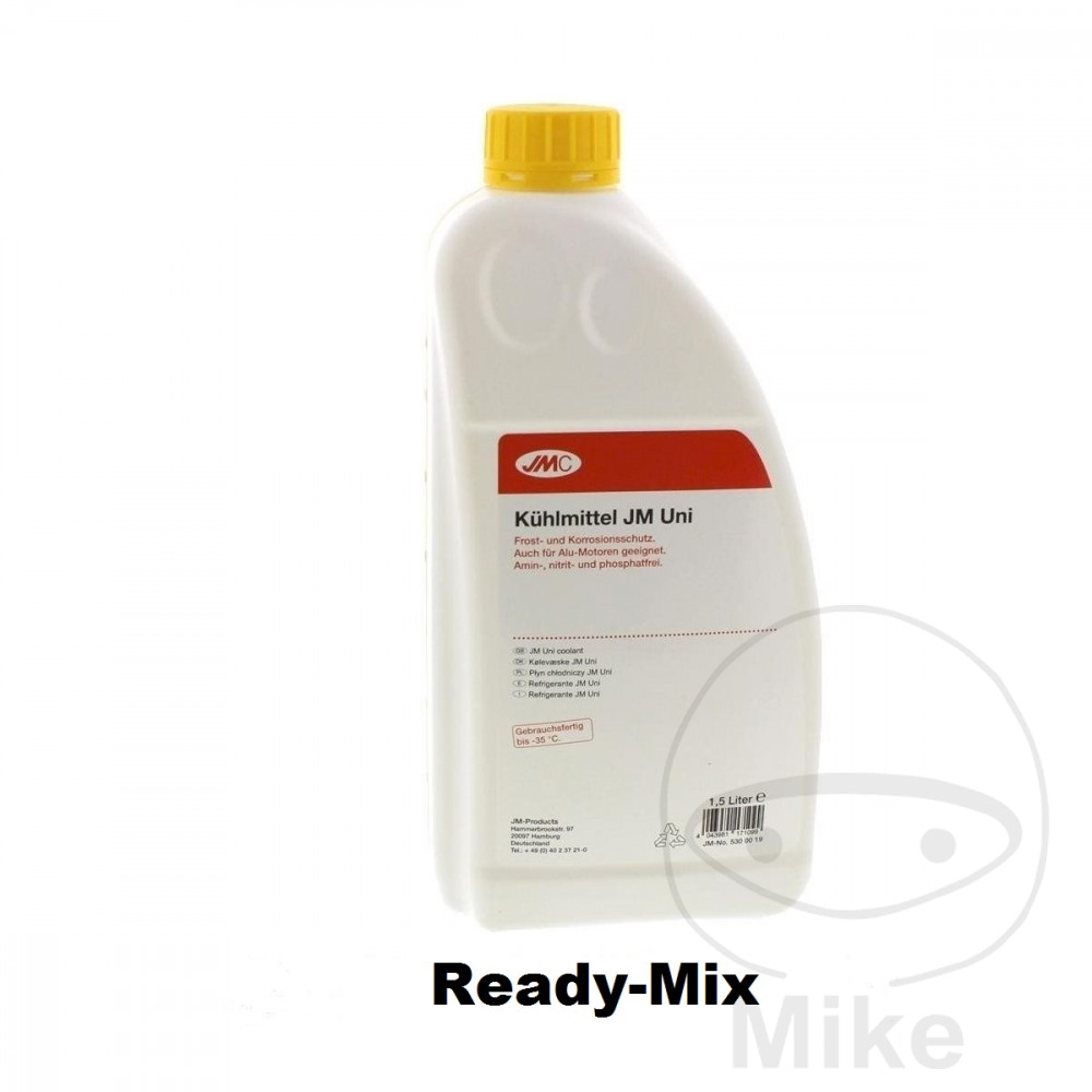 Liquide de refroidissement Universel Moto JMC 1.5 Litre Ready Mix Liquide de refroidissement Universel Moto JMC 1.5 Litre Ready Mix