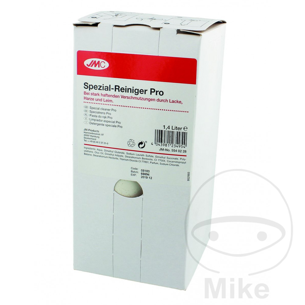 Nettoyant pour les mains spéciale Peinture / Colles / Résine / Vernis 1.4 Litre JMC Nettoyant pour les mains Pro 1.4 Litre J