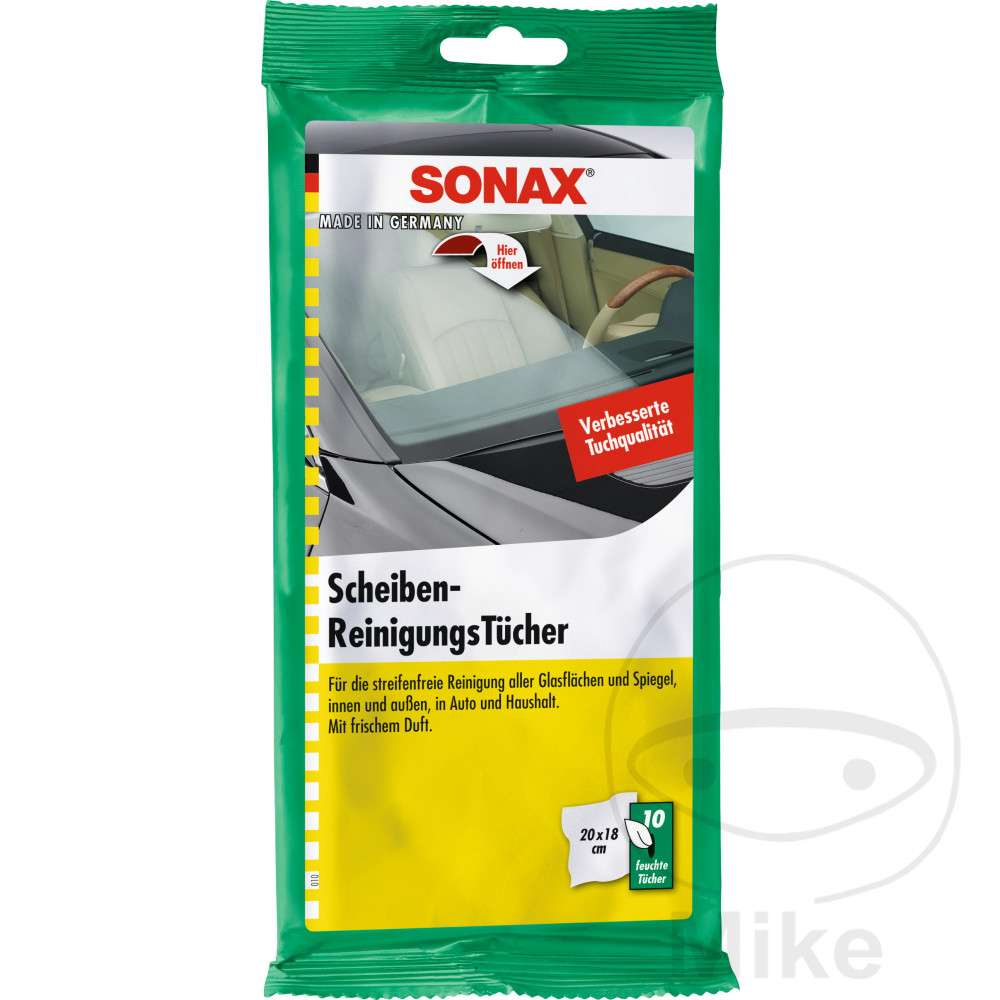 Lingettes Nettoyantes Vitres SONAX Lingettes nettoyantes pour vitres