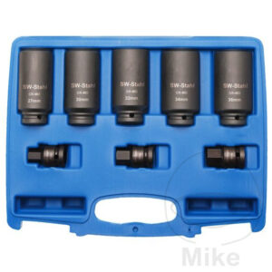 Jeu de douilles de puissance 12 pans 3/4