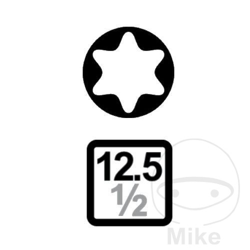 Jeu de douilles de puissance E-Torx 1/2 Jeu de douilles de puissance E-Torx 1/2 – Image 2