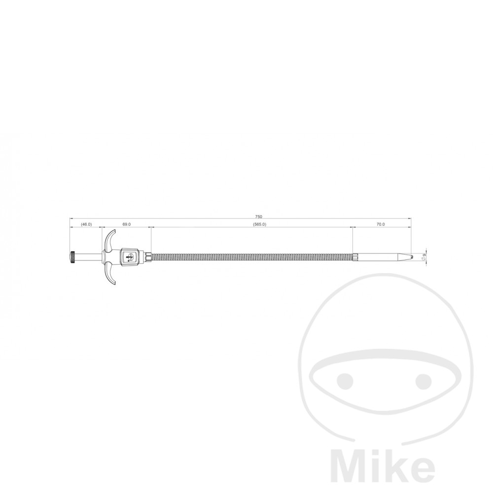 Pince à griffes flexible 750 mm Pince à griffes flexible 750 mm – Image 5