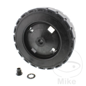 Roue arrière entièrement en caoutchouc