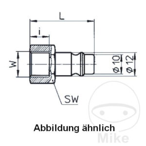 Fiche mamelon acier IG 1/2 pouce
