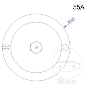 Couvercle de raccordement NR.55 A