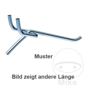 crochet en métal perforé