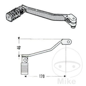 Sélecteur de Vitesse Noir
