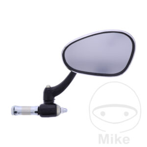 Rétroviseur ovale chromé Droit