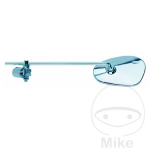 Rétroviseur ovale chromé Droit