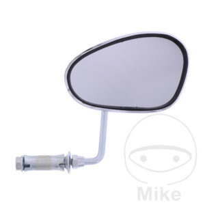 Rétroviseur ovale chromé Droit