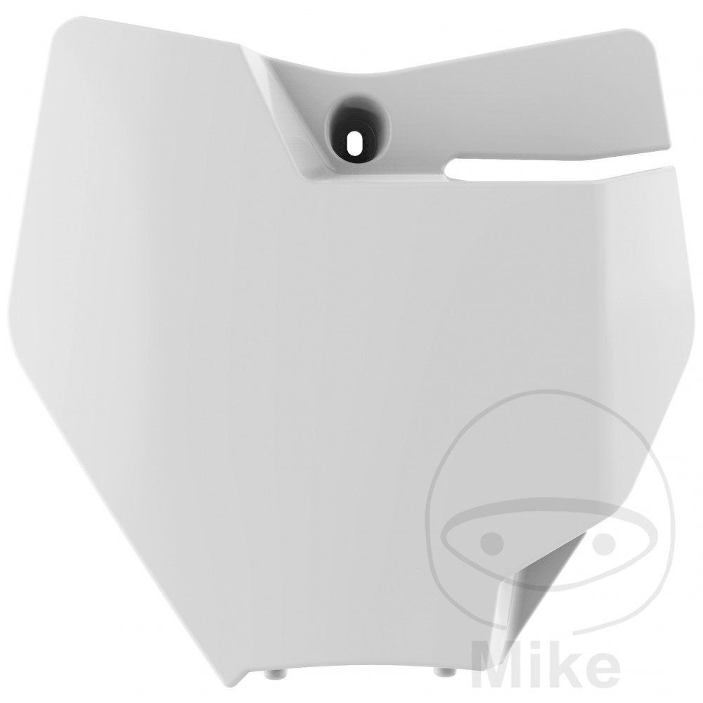Plaque avant cross Polisport Blanc pour KTM / GAS-GAS MC/SX 85 2018-2024 Plaque Numéro Blanc