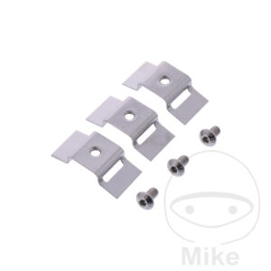 Jeu de vis/clips gris