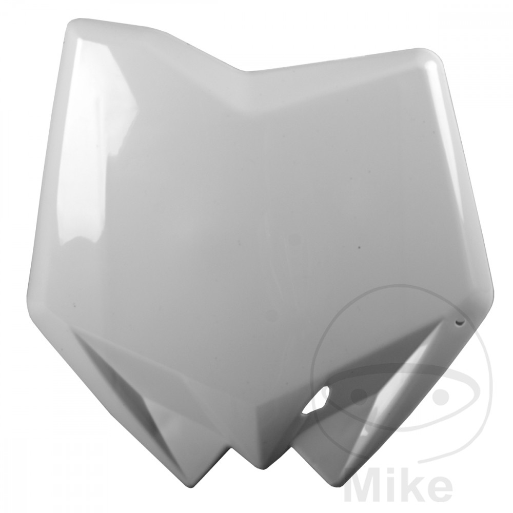 Plaque avant cross Polisport Blanc pour Husqvarna CR 125 TC 250/450/510 Plaque Numéro Blanc