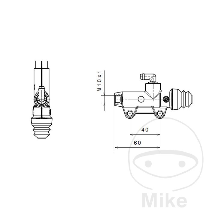 Maître cylindre de frein TI Brembo Maître cylindre de frein TI Brembo – Image 2