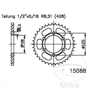 Couronne 49Z PAS 428 Noir