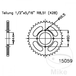 Couronne 35Z PAS 428 Noir