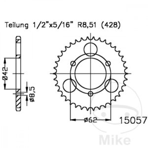 Couronne 32Z PAS 428 Noir