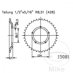 Couronne 55Z PAS 428