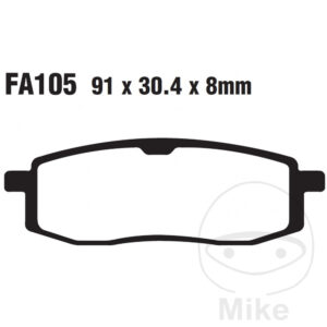 Plaquettes de frein sinter R EBC