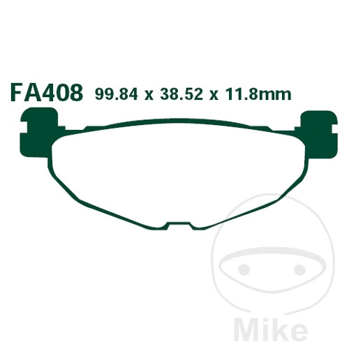 Plaquette de Frein Carbon Scooter EBC Plaquette de Frein Carbon Scooter EBC